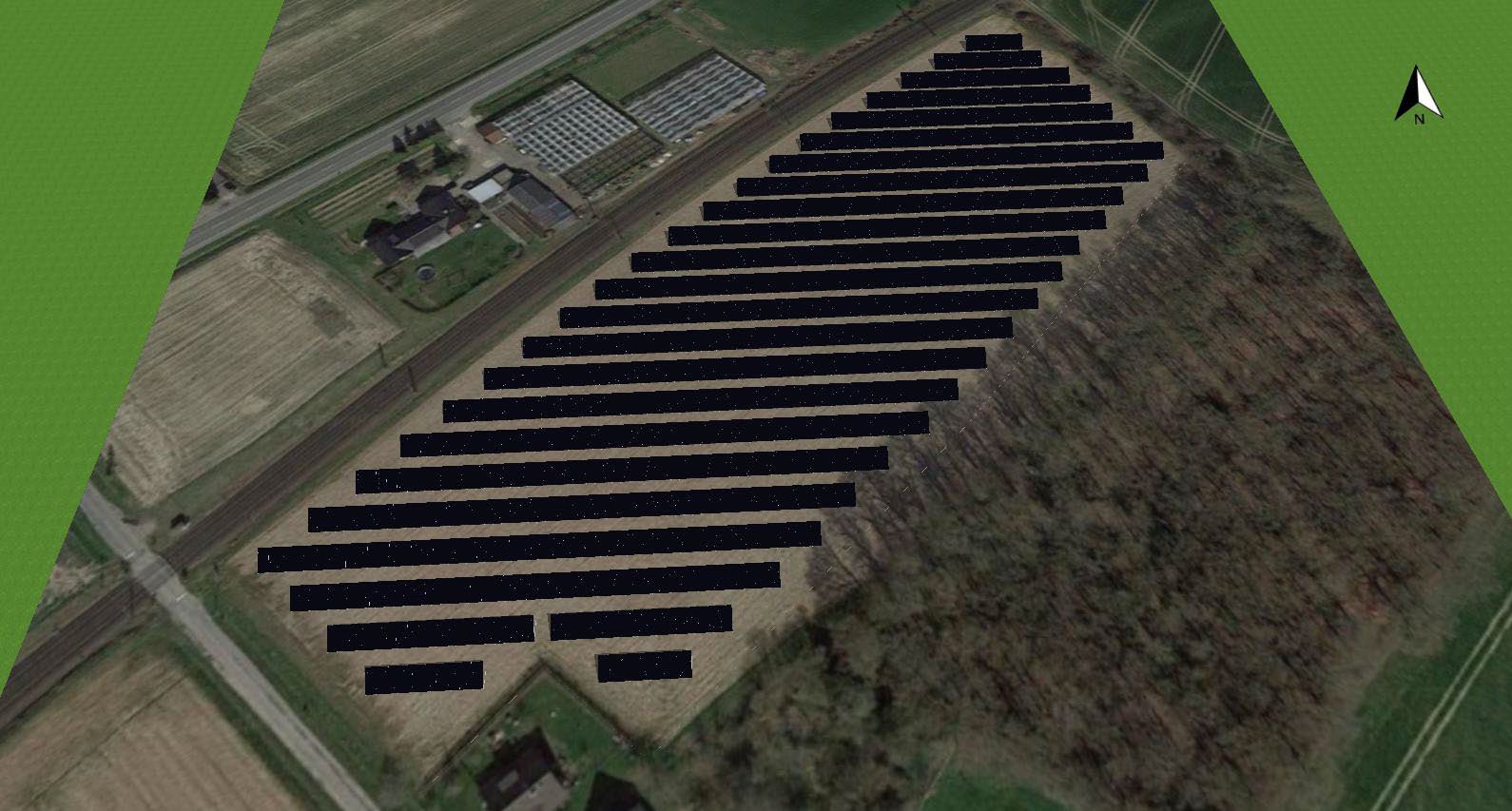 3,32 MWp Turnkey, Freiflächenanlage, Deutschland (Nordrhein-Westfalen)