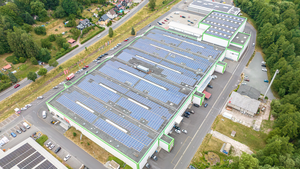 998,66 kWp In Betrieb, Dachanlage, Deutschland (Thüringen)